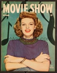 5y071 MOVIE SHOW magazine October 1944 portrait of Judy Garland from Meet Me In St. Louis!