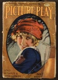 5y136 PICTURE PLAY magazine April 1919 wonderful smiling portrait of pretty Bessie Love!