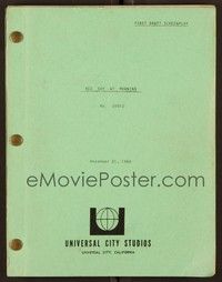 5y236 RED SKY AT MORNING first draft script November 21, 1968, screenplay by Richard Bradford!