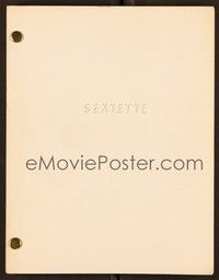 5y239 SEXTETTE script November 28, 1976, screenplay by Herbert Baker!