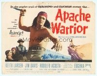 5z025 APACHE WARRIOR TC '57 Native American Indian Keith Larson only knew one command, avenge!