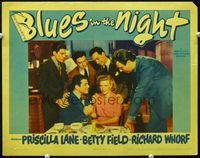 5z167 BLUES IN THE NIGHT LC '41 Jack Carson & other suitors surround pretty Priscilla Lane!