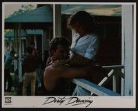 5z250 DIRTY DANCING LC #1 '87 close up of Patrick Swayze & Jennifer Grey in sexy embrace!