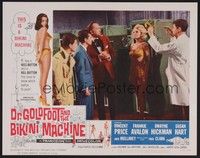 5z254 DR. GOLDFOOT & THE BIKINI MACHINE LC #6 '65 Vincent Price, Avalon, Hickman & sexy girl!