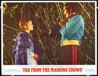 5z268 FAR FROM THE MADDING CROWD LC #5 '68 Julie Christie falls for dashing Terence Stamp!