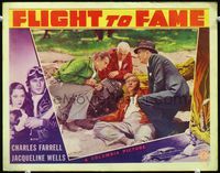5z274 FLIGHT TO FAME LC '38 pilot Charles Farrell with two men question injured man on ground!