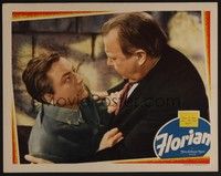 5z276 FLORIAN LC '40 close up of concerned Charles Coburn grabbing soldier Robert Young!