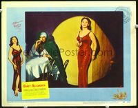 5z285 FORT ALGIERS LC #5 '53 full-length close up of sexy Yvonne de Carlo standing in spotlight!
