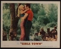 5z302 GIRLS TOWN LC #5 '59 sexy bad youthful rebel Mamie Van Doren about to kiss Dick Cantino!