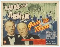 5z046 GOIN' TO TOWN TC '44 radio's Lum & Abner in a screwball comedy!
