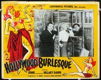 5z340 HOLLYWOOD BURLESQUE LC '49 wacky images of two men with sexy blonde in phonebooth!