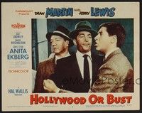 5z342 HOLLYWOOD OR BUST LC #8 '56 Dean Martin & Jerry Lewis by Slapsie Maxie Rosenbloom!