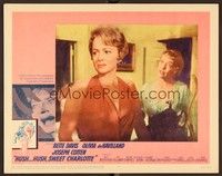 5z353 HUSH...HUSH, SWEET CHARLOTTE LC #8 '65 close up of crazy Bette Davis & Olivia de Havilland!