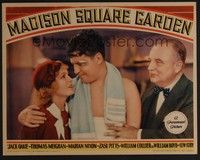 5z406 MADISON SQUARE GARDEN LC '32 bruised boxer Jack Oakie hugs pretty Marian Nixon after fight!