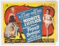 5z067 MIDNITE FROLICS TC '49 burlesque with French Sunny Knight & wham-wham girl Ginger Jones!