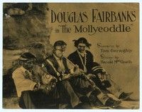 5z069 MOLLYCODDLE TC '20 Douglas Fairbanks smoking very long peace pipe with Native Americans!