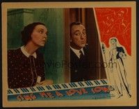 5z512 SING ME A LOVE SONG LC '37 Allen Jenkins & Zasu Pitts on opposite sides of the door!