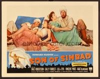 5z526 SON OF SINBAD photolobby '55 Vincent Price & Dale Robertson with sexy harem girls!