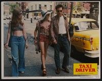 5z557 TAXI DRIVER LC #3 '76 Robert De Niro as Travis Bickle with teen hooker Jodie Foster!