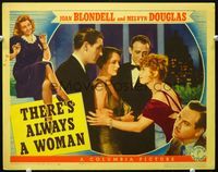 5z563 THERE'S ALWAYS A WOMAN LC '38 pretty Joan Blondell approaches glamorous Mary Astor!
