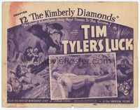 5z099 TIM TYLER'S LUCK chapter 12 TC '37 Universal serial, great image of girl held by fake ape!