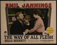 5z587 WAY OF ALL FLESH LC '27 Emil Jannings tells his son Donald Keith to stop laughing!