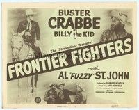 5z102 WESTERN CYCLONE TC R47 Buster Crabbe as Billy the Kid, Al Fuzzy St John, Frontier Fighters!
