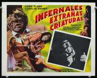 5z358 INCREDIBLY STRANGE CREATURES Mexican LC '63 they stopped living and became mixed-up zombies!