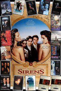 6b030 LOT OF 25 UNFOLDED MIRAMAX ONE-SHEETS lot '90-'95 Sirens, The Englishman + many more!