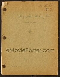 6b226 BABES ON SWING STREET script Apr 26, 1944, screenplay by Conrad & Dimsdale, Merrily We Sing!
