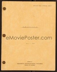 6b233 FRENCHIE revised final shooting script April 7, 1950, screenplay by Oscar Brodney!