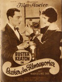 6b205 CAMERAMAN German program '29 many completely different images of wacky Buster Keaton!