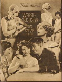 6b206 CAPTAIN LASH German program '29 many images of Victor McLaglen & pretty Claire Windsor!