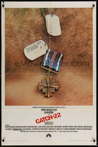 6c146 CATCH 22 1sh '70 directed by Mike Nichols, based on the novel by Joseph Heller!