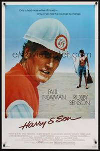 6c404 HARRY & SON 1sh '84 Paul Newman & Robby Benson are father and son!