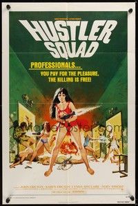 6c447 HUSTLER SQUAD 1sh '76 sexiest killer babes, you pay for the pleasure, the killing is free!