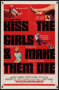6c486 KISS THE GIRLS & MAKE THEM DIE 1sh '67 Henry Levin's Se tutte le donne del mondo!