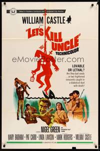 6c516 LET'S KILL UNCLE 1sh '66 William Castle, are they bad seeds or two frightened innocents!