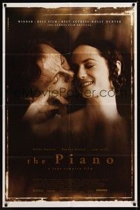 6c700 PIANO 1sh '93 romantic image of Holly Hunter, Harvey Keitel!