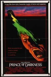 6c735 PRINCE OF DARKNESS 1sh '87 John Carpenter, it is evil and it is real, cool image!