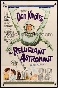 6c766 RELUCTANT ASTRONAUT 1sh '67 wacky Don Knotts in the maddest mixup in space history!