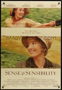 6c801 SENSE & SENSIBILITY int'l DS 1sh '95 Ang Lee, Emma Thompson, Kate Winslet, Alan Rickman