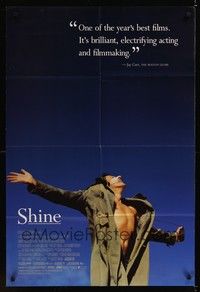 6c811 SHINE DS 1sh '96 Armin Mueller-Stahl, Geoffrey Rush, Noah Taylor