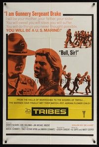 6c937 TRIBES int'l 1sh '71 Jan-Michael Vincent tells the United States Marines bull!