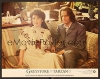 6d349 GREYSTOKE color 11x14 still '83 close up of Christopher Lambert as Tarzan & Andie MacDowell!