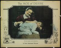 6d129 AGE OF DESIRE LC '23 the old lady's heart warmed to the little deserted boy!