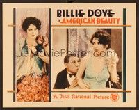 6d137 AMERICAN BEAUTY LC '27 close up of guy in tux kissing pretty worried Billie Dove's arm!