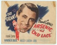 6d004 ARSENIC & OLD LACE TC '44 Cary Grant, Priscilla Lane, Frank Capra classic!