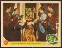 6d154 BABES ON BROADWAY LC '41 great full-length image of Mickey Rooney dressed as Carmen Miranda!