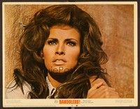 6d158 BANDOLERO LC #4 '68 extreme close up of beautiful female gunslinger Raquel Welch!